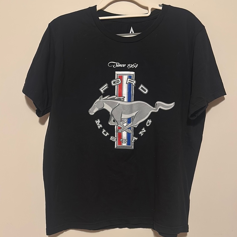 Ford Mustang Black Short Sleeve Tee
